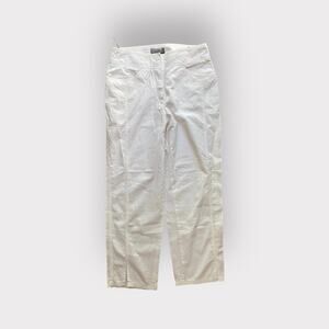 La Strada Summer Pants White Size 8